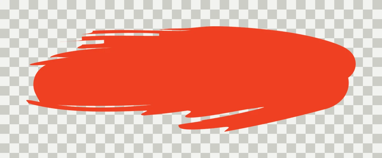 Paint Brush Black Ink Smudge Horizontal Stroke textured transparency and detail preview thumbnail