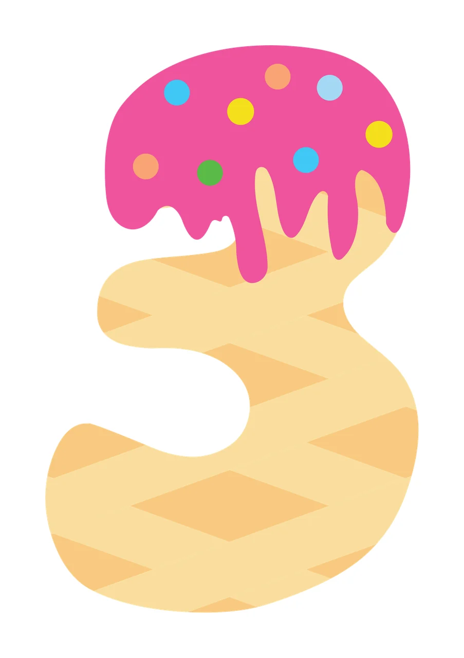 Ice Cream Font Character 21 scalable logo design icon