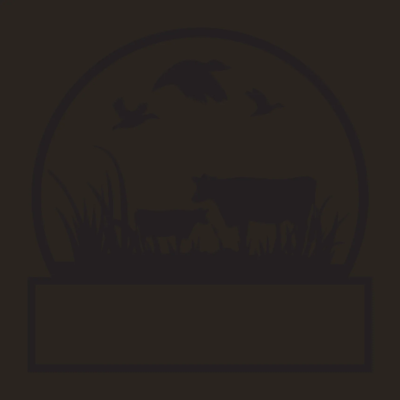 Can Glass Wrap Cattle And Ducks In Circular standing grass contrast preview thumbnail