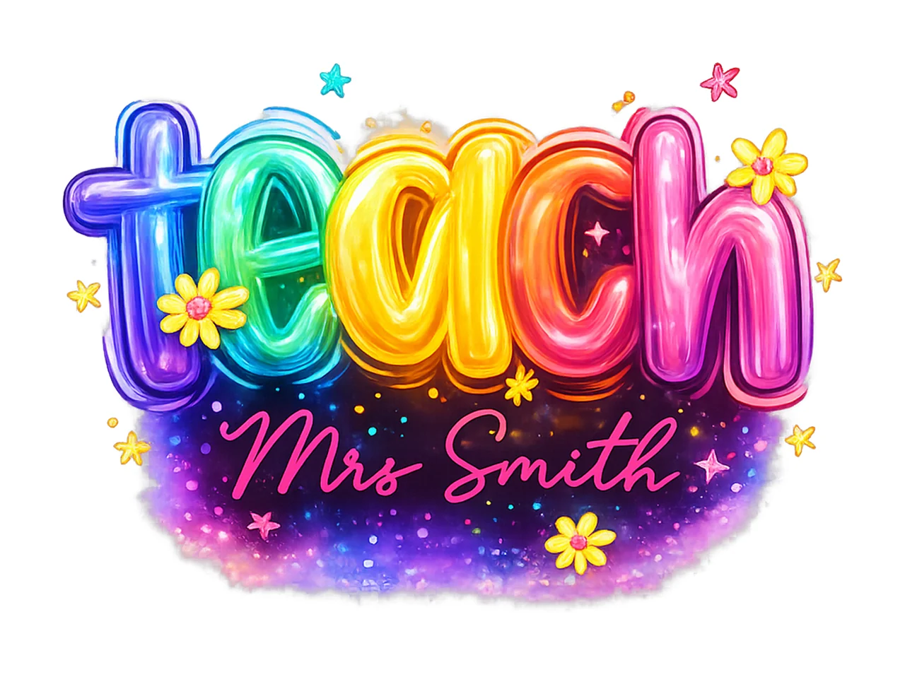 Custom Teacher Preppy Teacher Design 100 Days of School