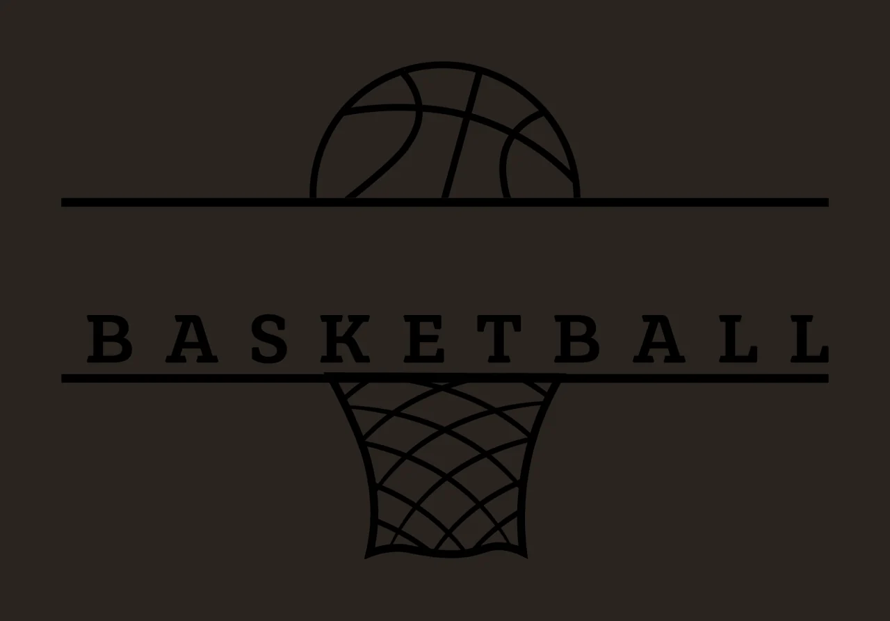 Can Glass Wrap Basketball With Hoop And Text contrast preview thumbnail