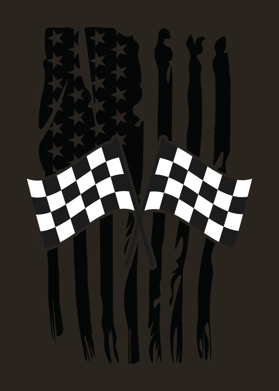 Flag Crossed Flags Layered On A Vertical Distressed stars stripes contrast preview thumbnail