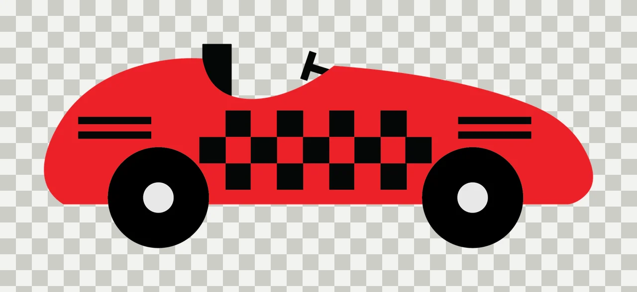 Can Glass Wrap Red Checkerboard Pattern Racing Car transparency and detail preview thumbnail