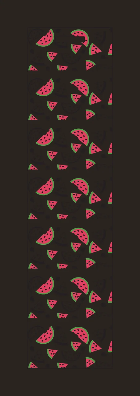Watermelon Slice Pattern seed silhouette black white fruit contrast preview thumbnail