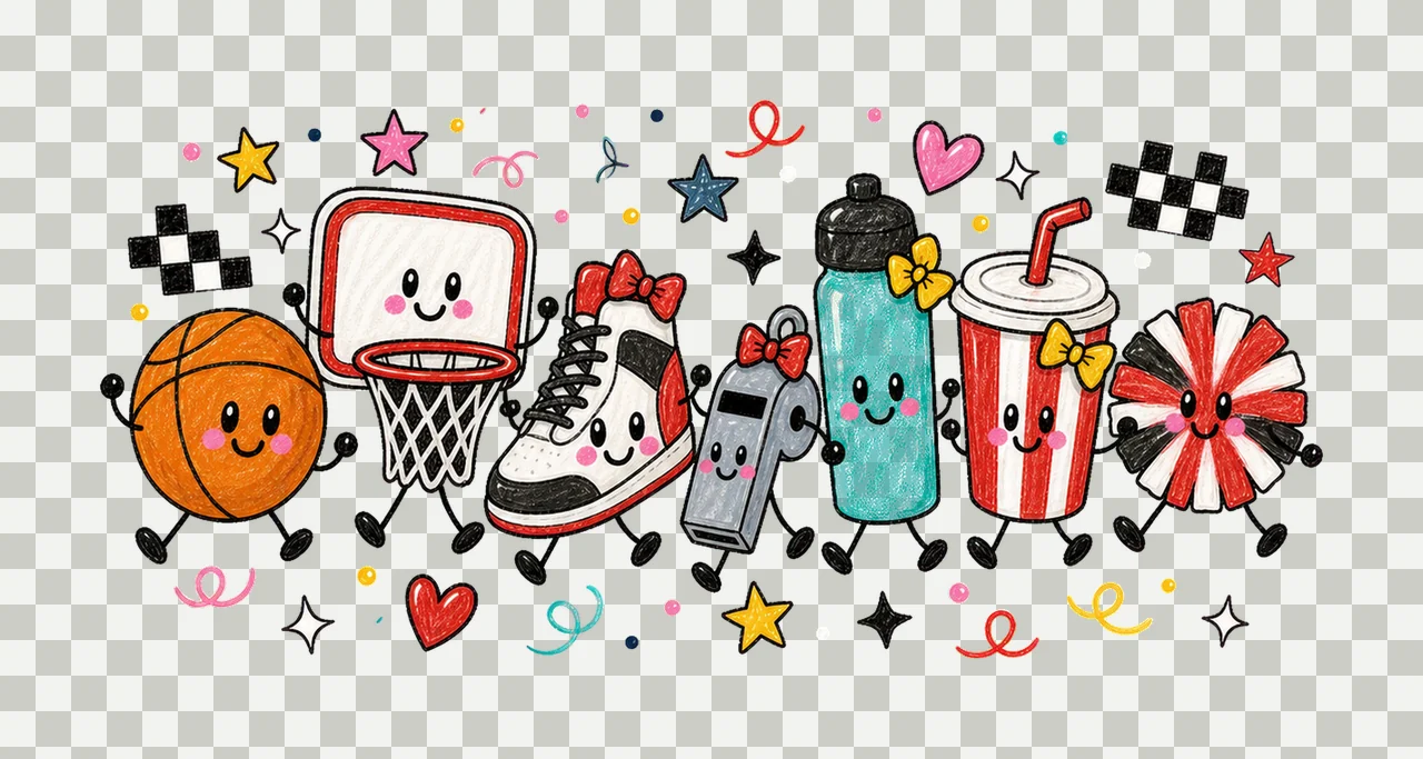 basketball game day 01 walking lineup sublimation instant transparency and detail preview thumbnail