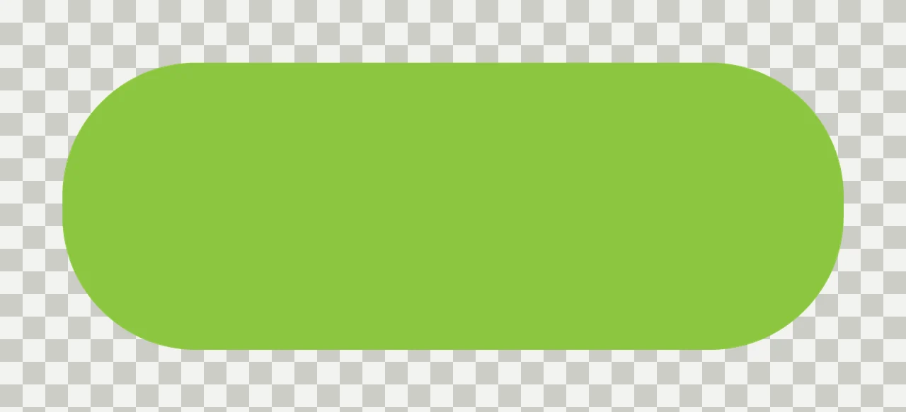 Small Black Horizontal Pill Shape Centered On White minimalist transparency and detail preview thumbnail