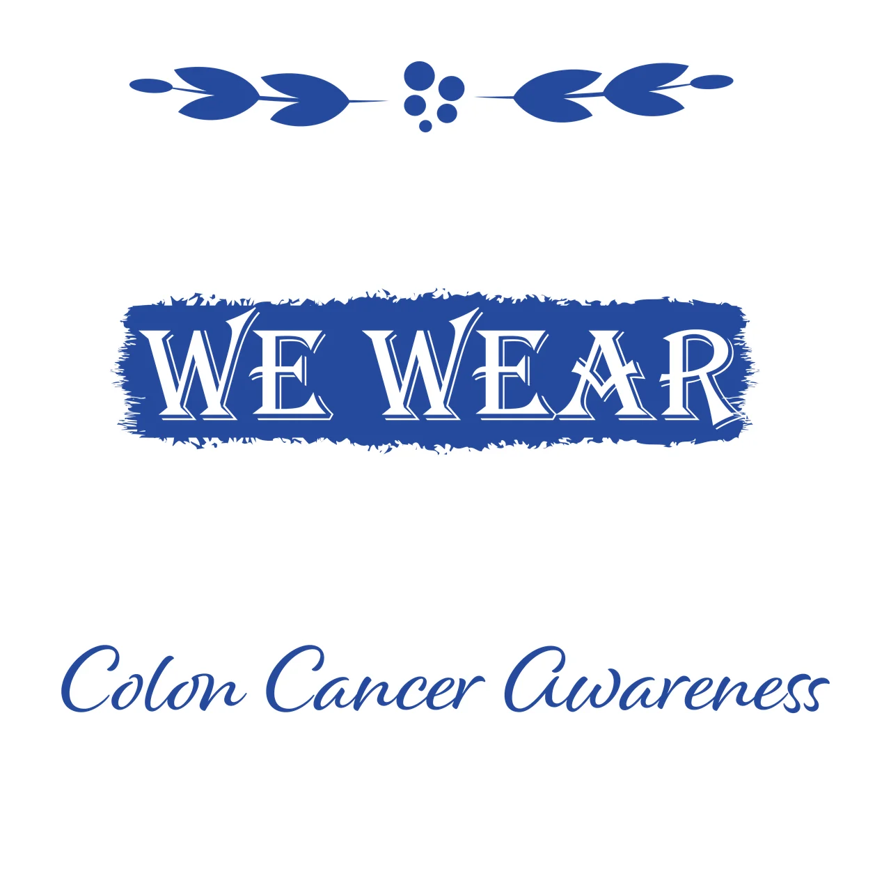 Colon Cancer awareness ribbon survivor hope support Variation