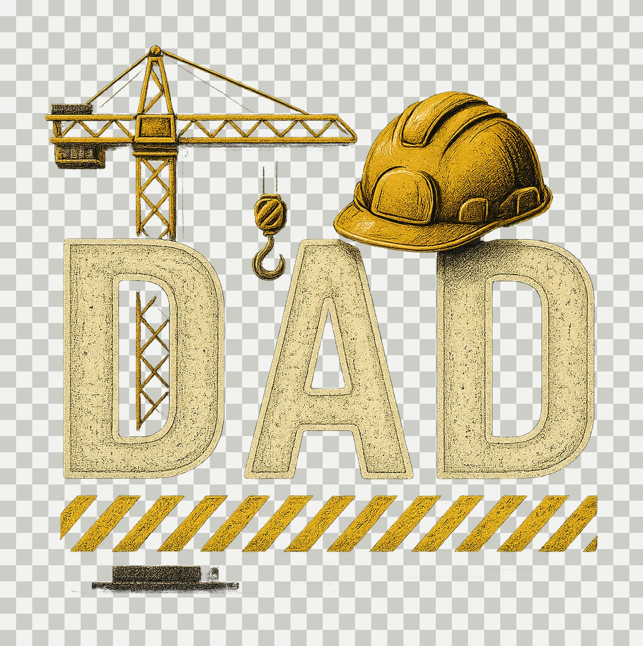 Construction Fathers Day Gift Engineer Dad Shirt Design transparency and detail preview thumbnail