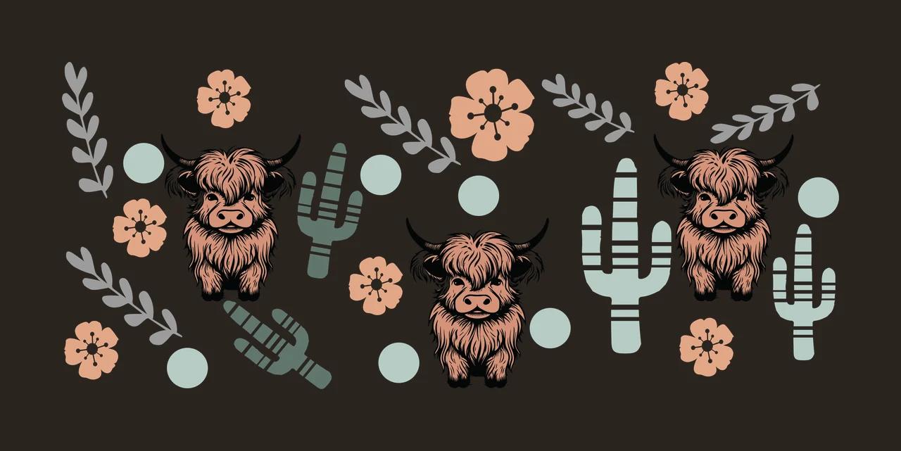 Can Glass Wrap Hairy Bovines With Cacti bovine grouped cactus contrast preview thumbnail