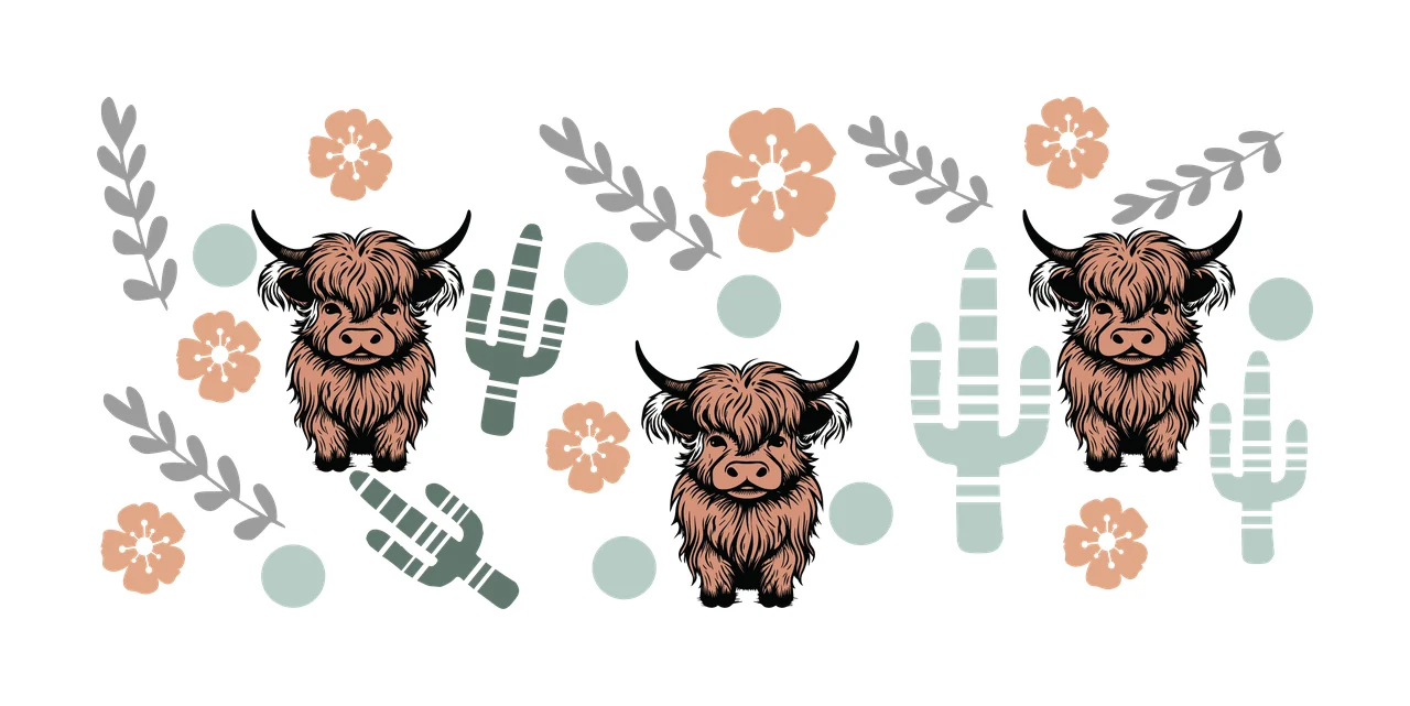 Can Glass Wrap Hairy Bovines With Cacti bovine grouped cactus