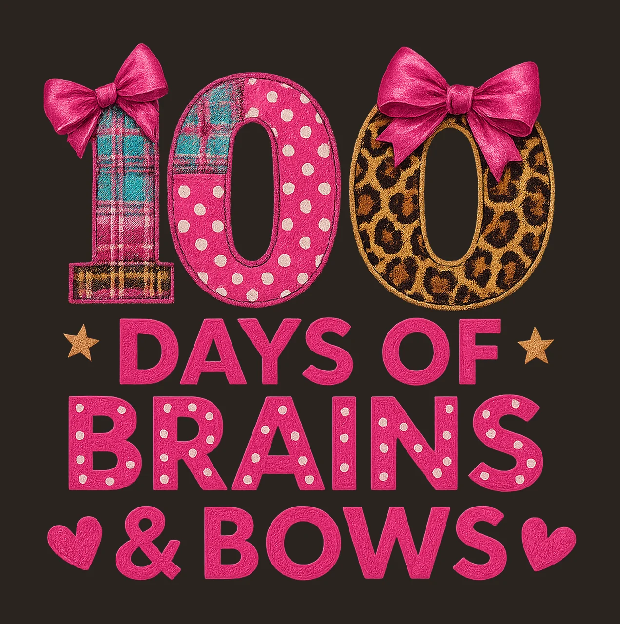 100 Days of School Cute School Kids Sublimation Design contrast preview thumbnail