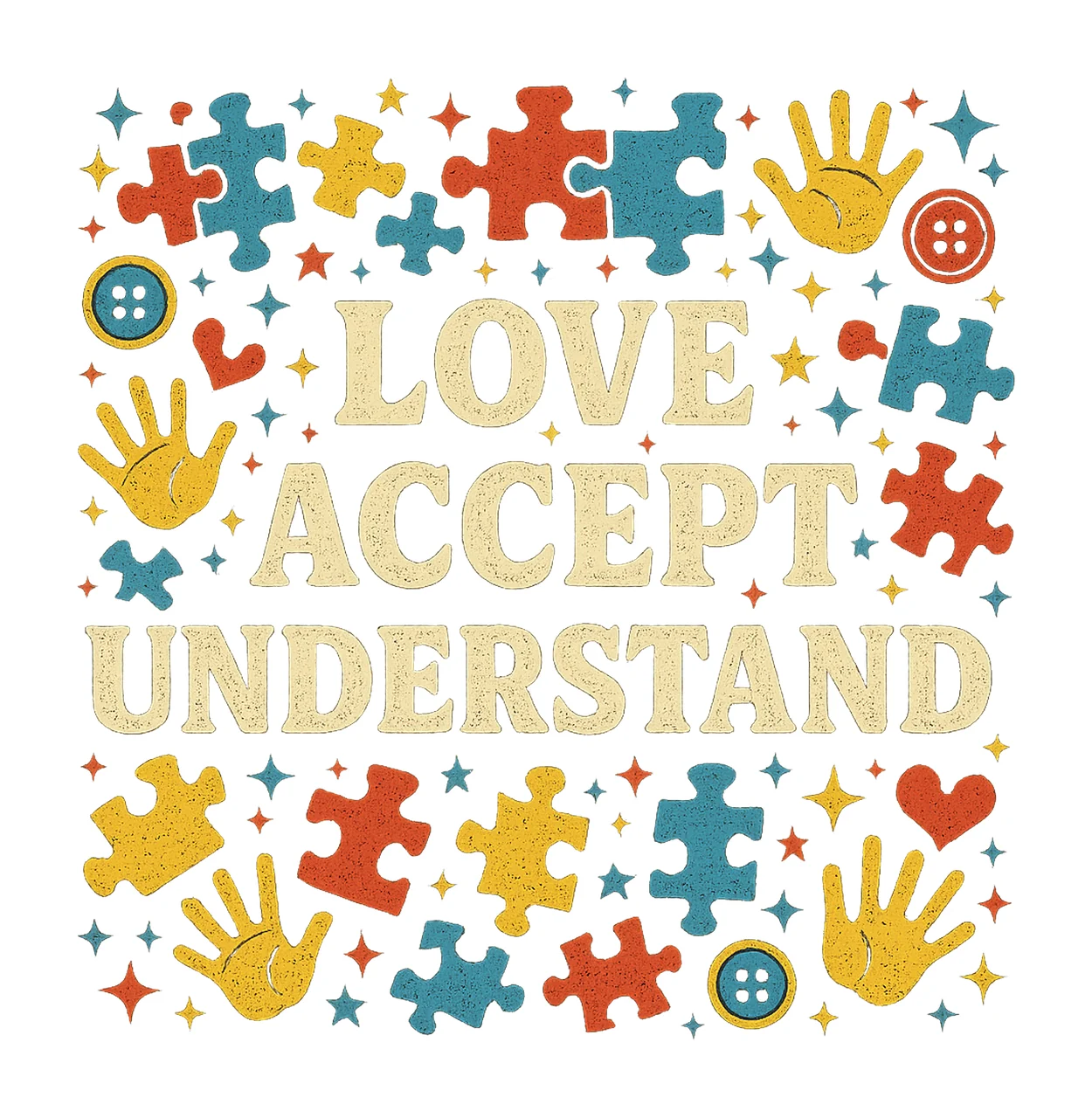 Autism Awareness Friendship Bracelet Coquette Design Autism