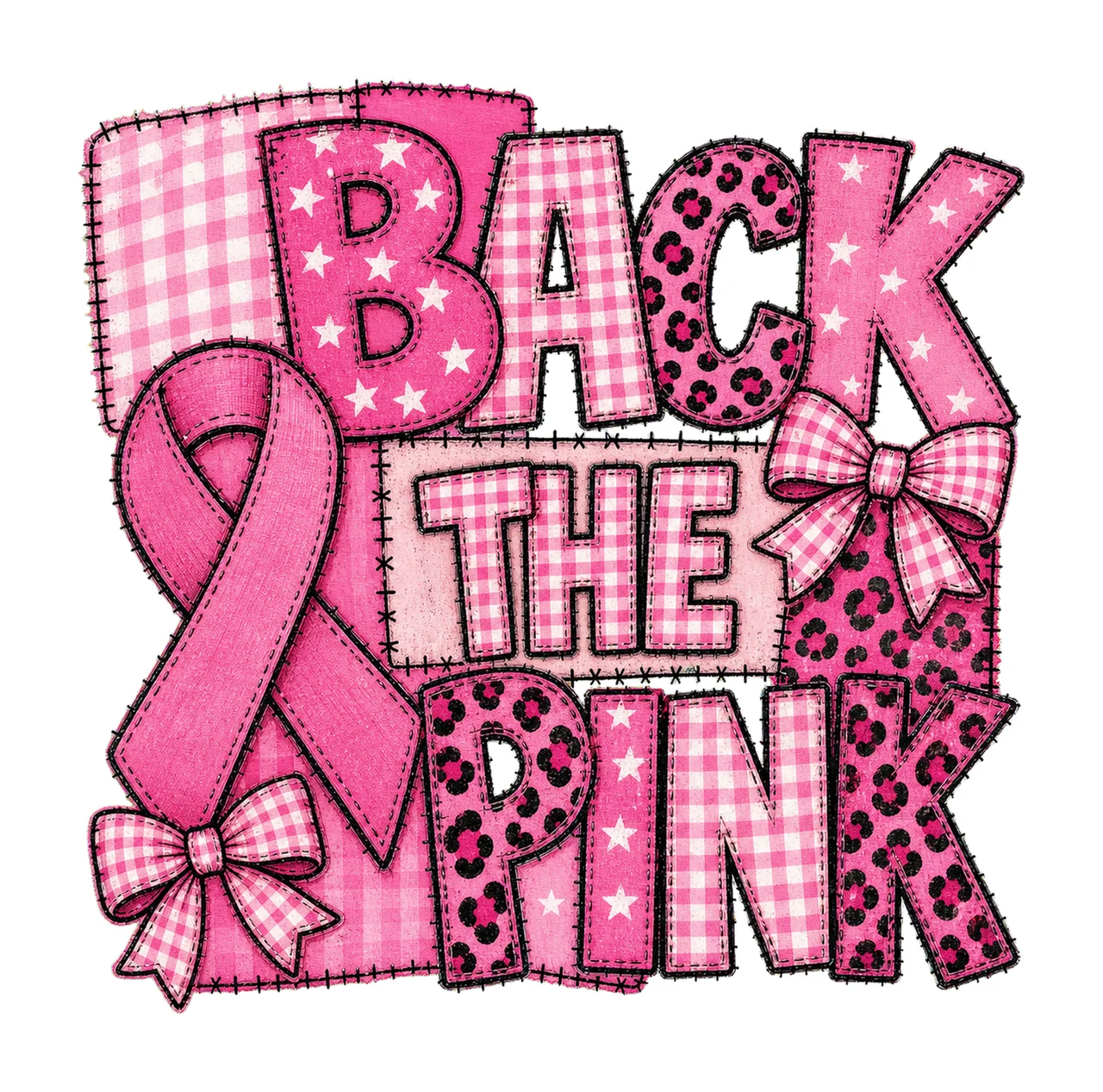 Breast Cancer Fight Cancer Sublimation Design Variation B