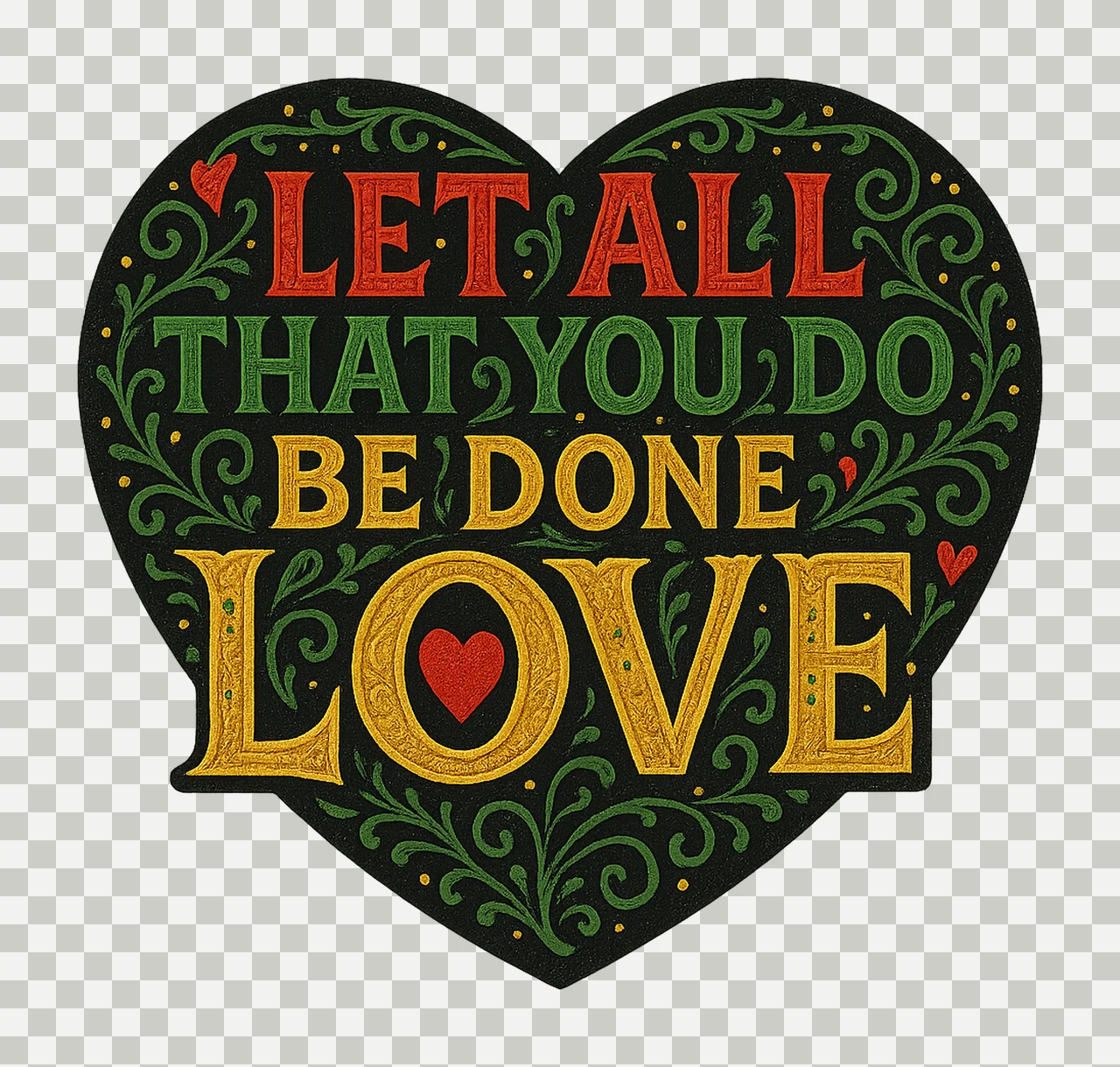 Have Decided to Stick with Love Black History Month Design transparency and detail preview thumbnail