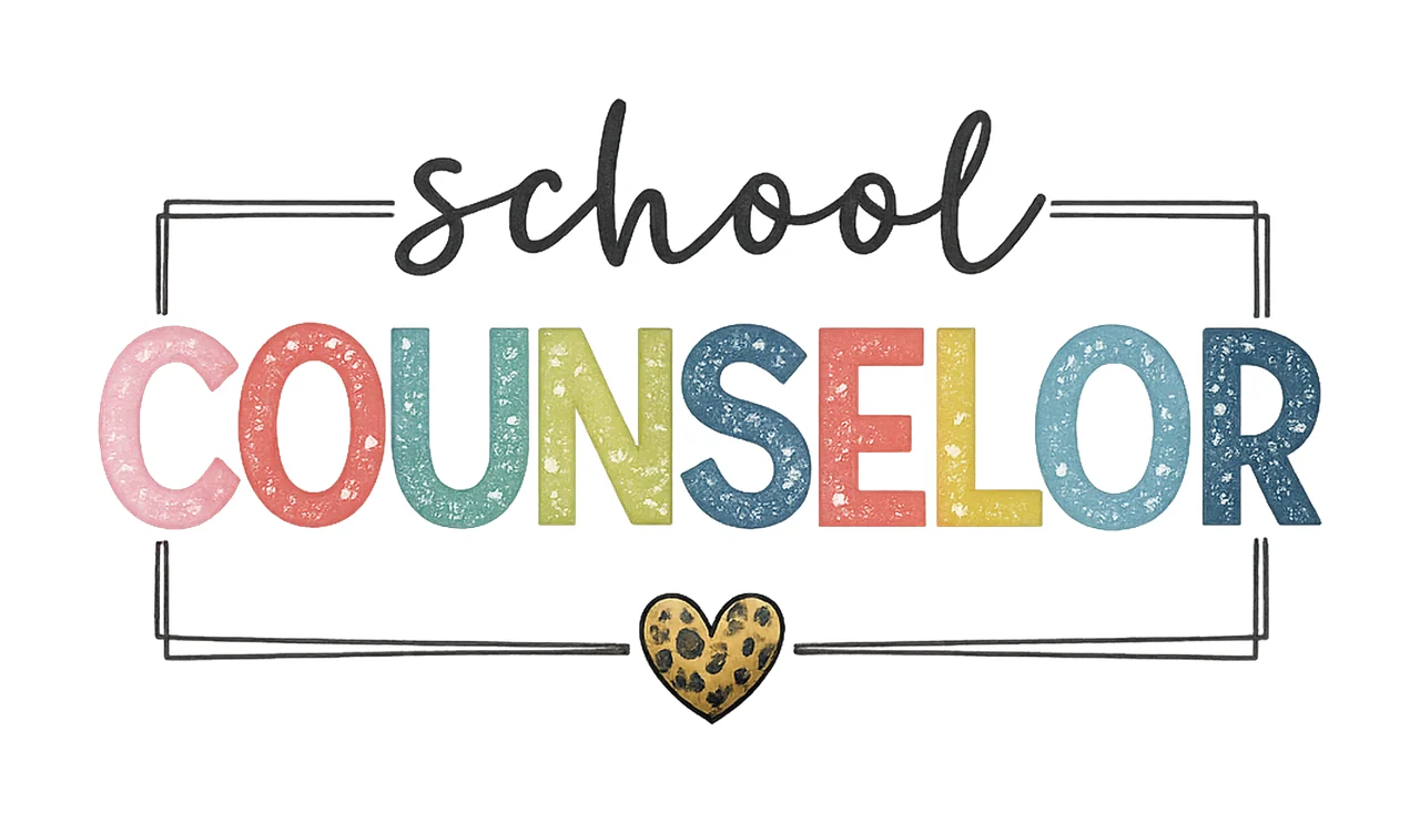 Boho School Counselor Back To School Sublimation Design