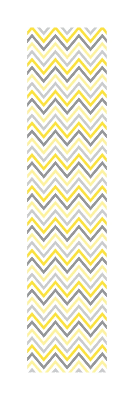 Chevron pattern Illustration with chevron lines, zigzag stripes and vertical banner format in yellow, light yellow and grey