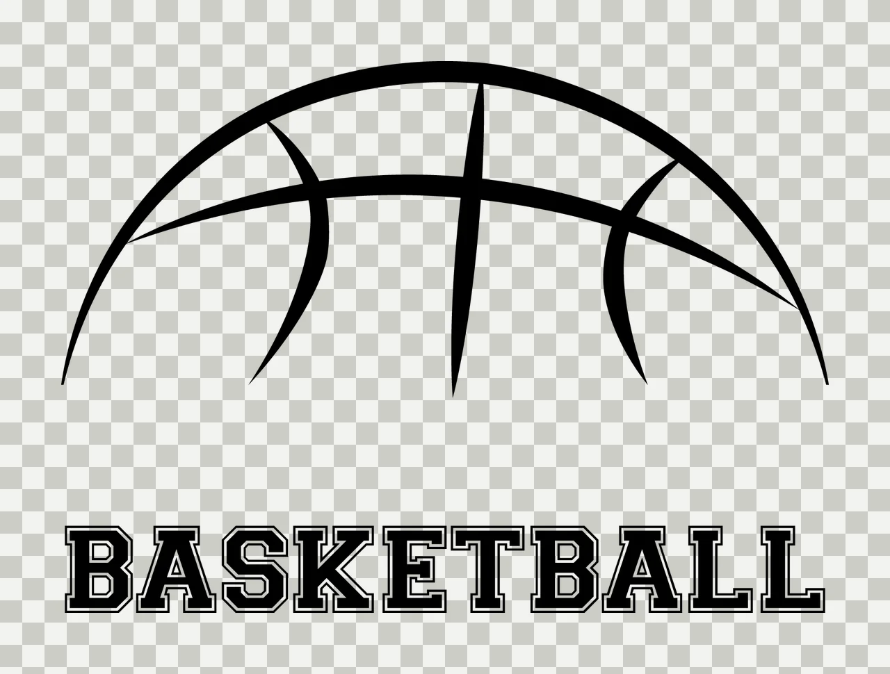 Can Glass Wrap Basketball Ball Typography Text Emblem transparency and detail preview thumbnail
