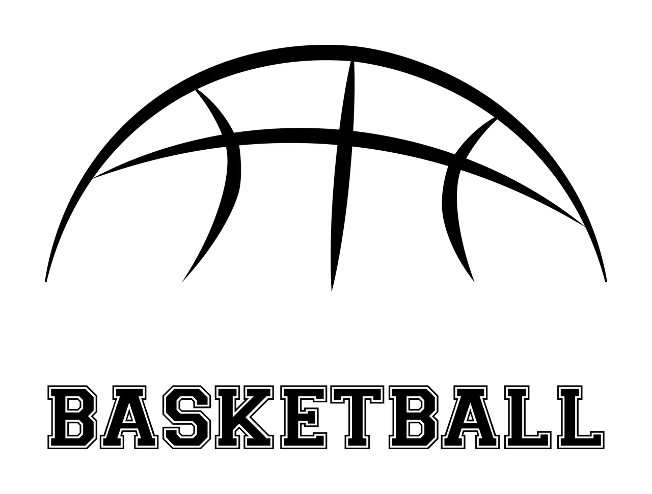 Can Glass Wrap Basketball Ball Typography Text Emblem