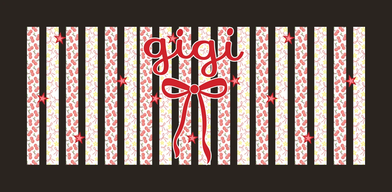 Can Glass Wrap Striped Background With Bow Center stripe star contrast preview thumbnail