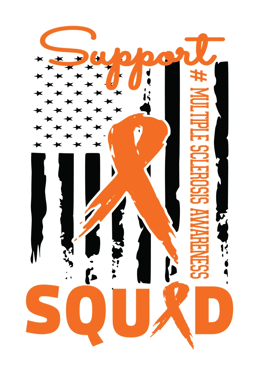 Multiple Sclerosis Awareness ribbon support advocacy hope campaign