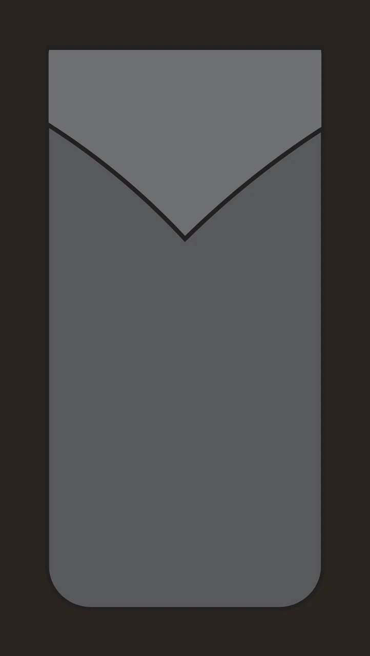 Simple Black Rectangular Shape With Rounded Bottom Corners rectangle contrast preview thumbnail