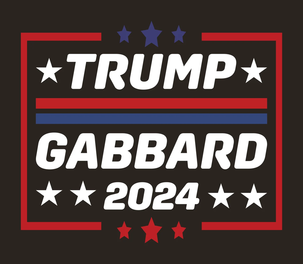 Political- border design with stars and stripes with red rectangular frame, three navy stars at top, three red stars at bottom and two horizontal stripes red and navy in navy blue contrast preview thumbnail