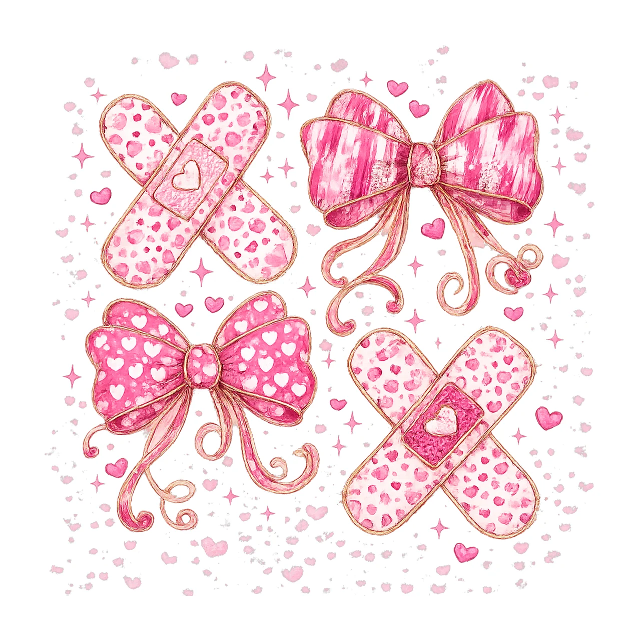 Valentine Nurse Valentine Love Coquette Bow Cupids Favorite
