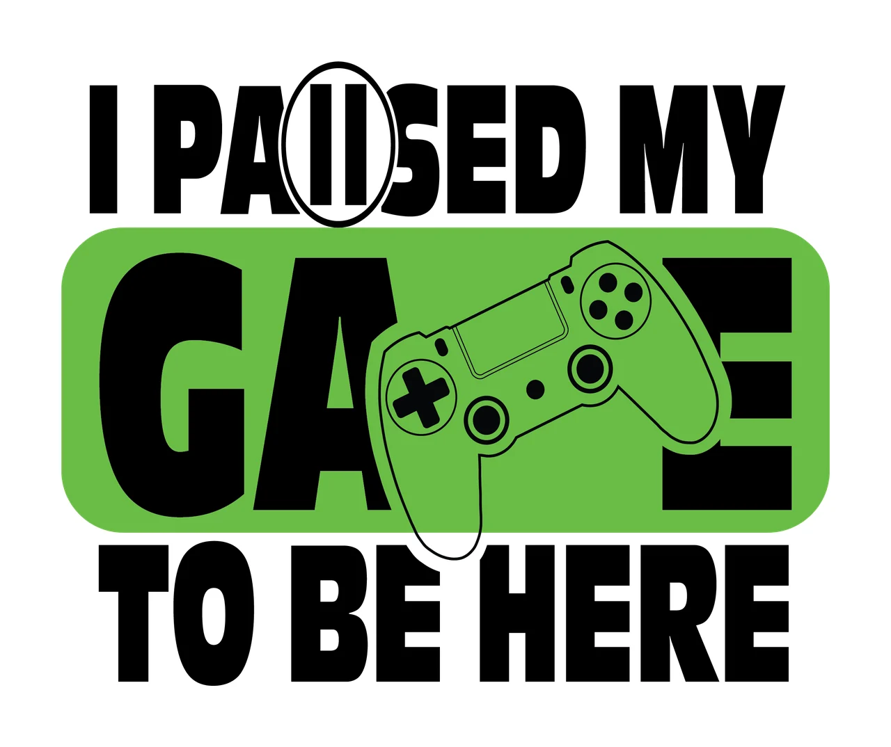 Paused Game scalable logo design icon
