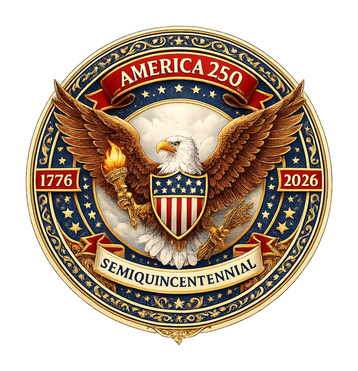 America 250 Anniversary Ornament Independence Celebration