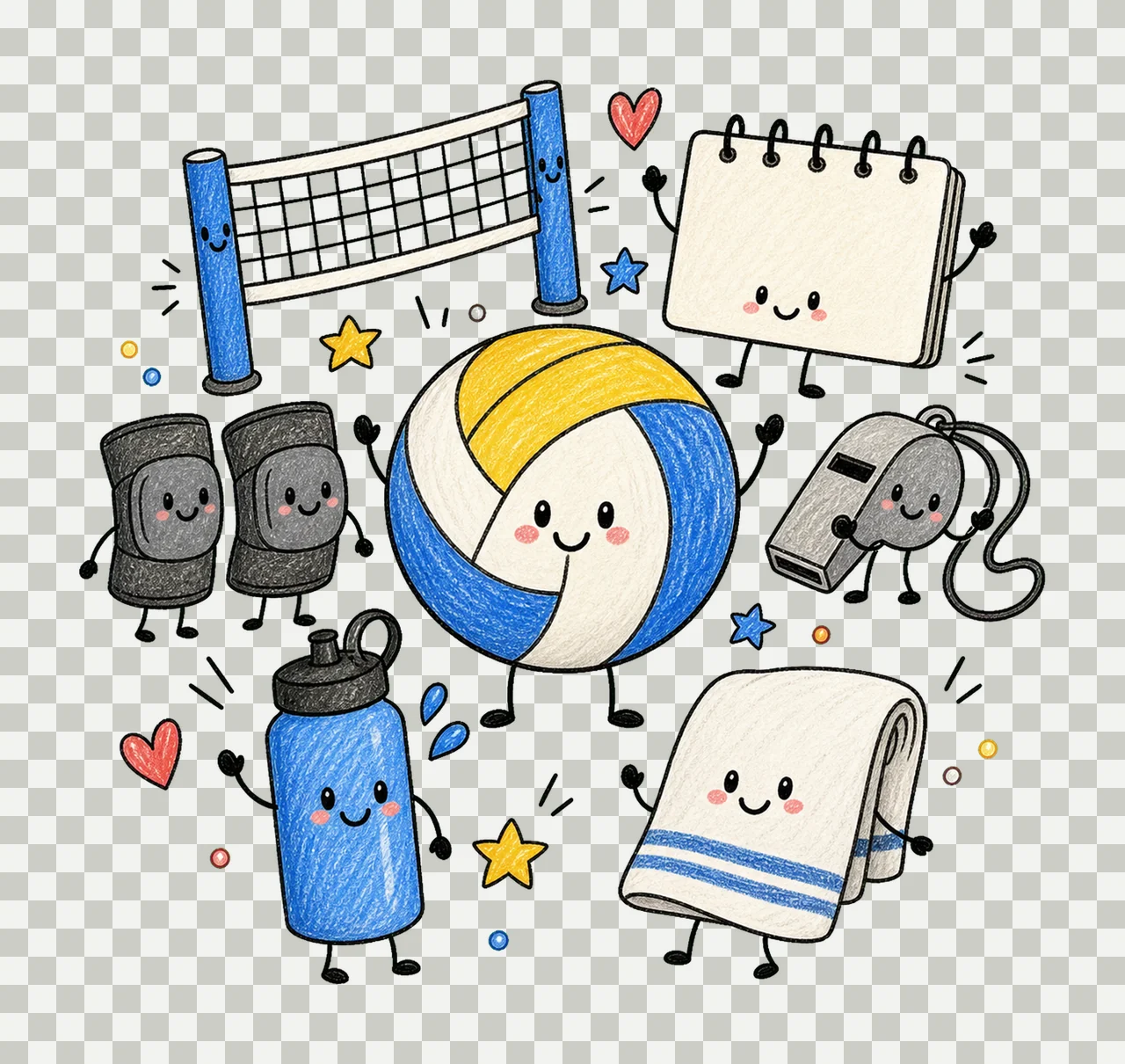 volleyball game day 04 cozy crayon sublimation instant shirt transparency and detail preview thumbnail