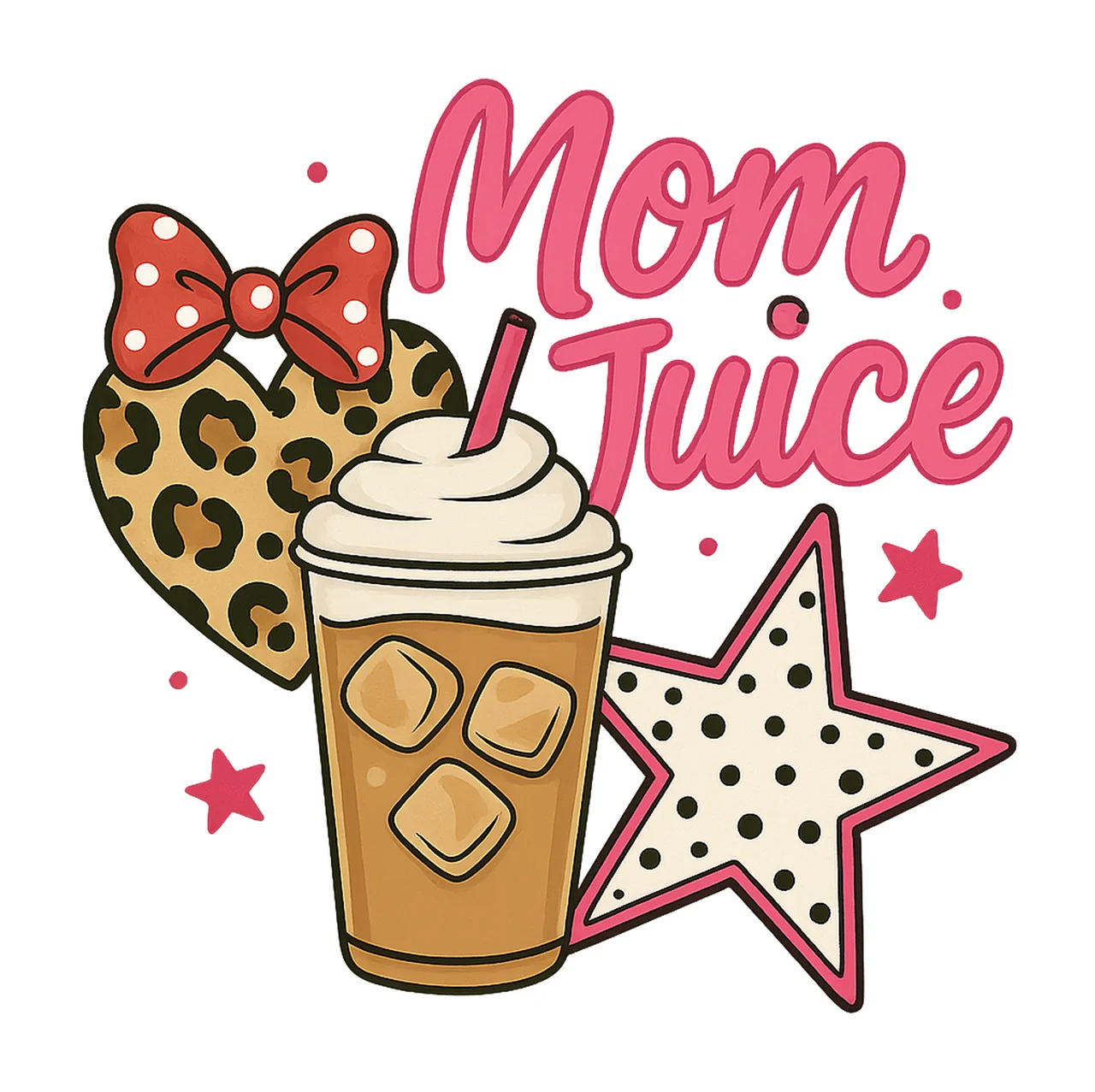 Mom Juice ice coffee coquette bow ORIGINAL She Just Mom