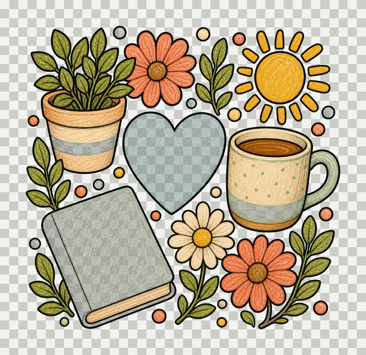 mental health awareness 04 cozy crayon sublimation instant transparency and detail preview thumbnail