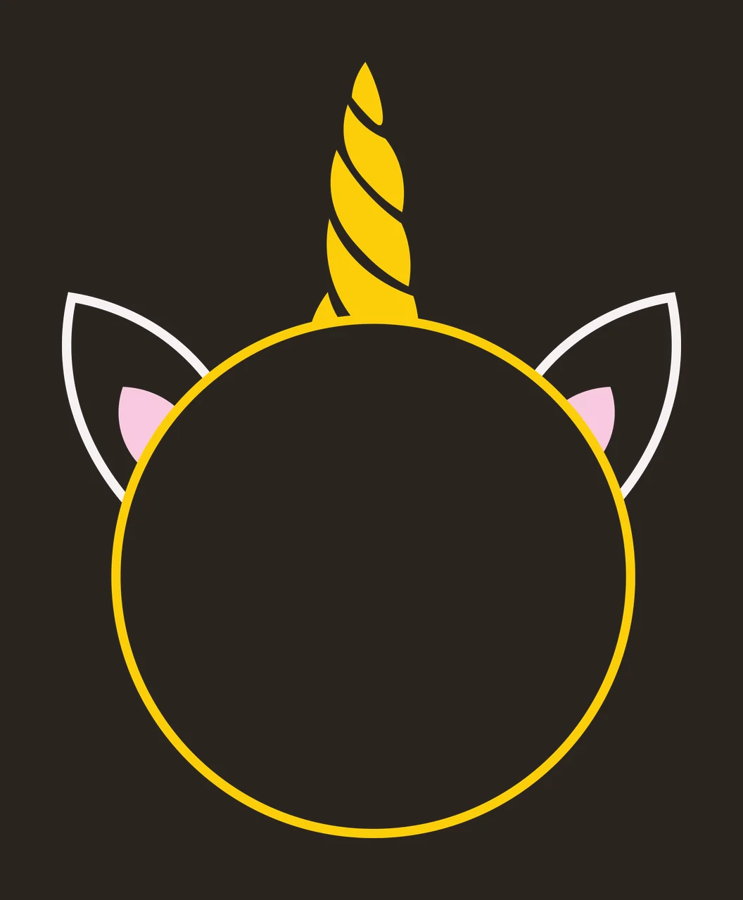 Unicorn Monogram Character 01 scalable logo design icon contrast preview thumbnail