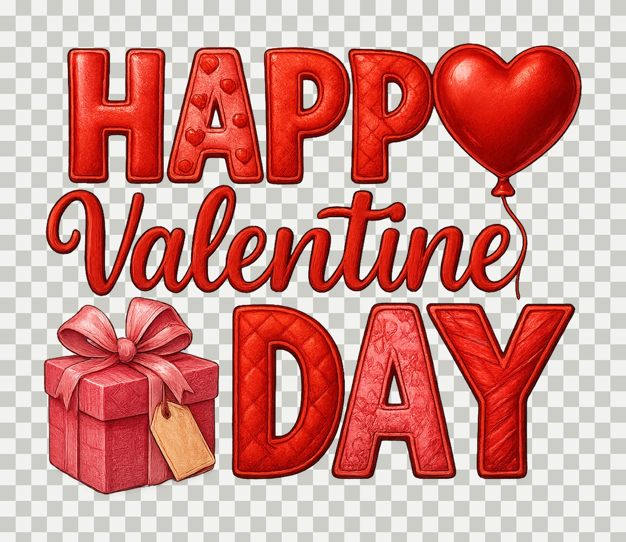 Happy Valentines Day Sublimation Design Valentines Love transparency and detail preview thumbnail
