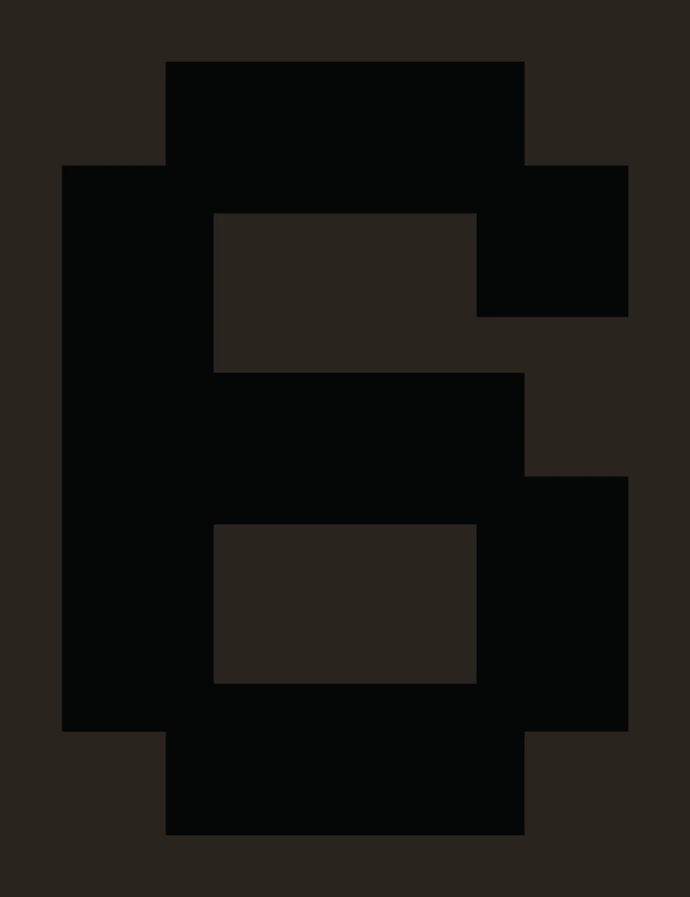 Can Glass Wrap 6 Numeral Standing With Pixels contrast preview thumbnail