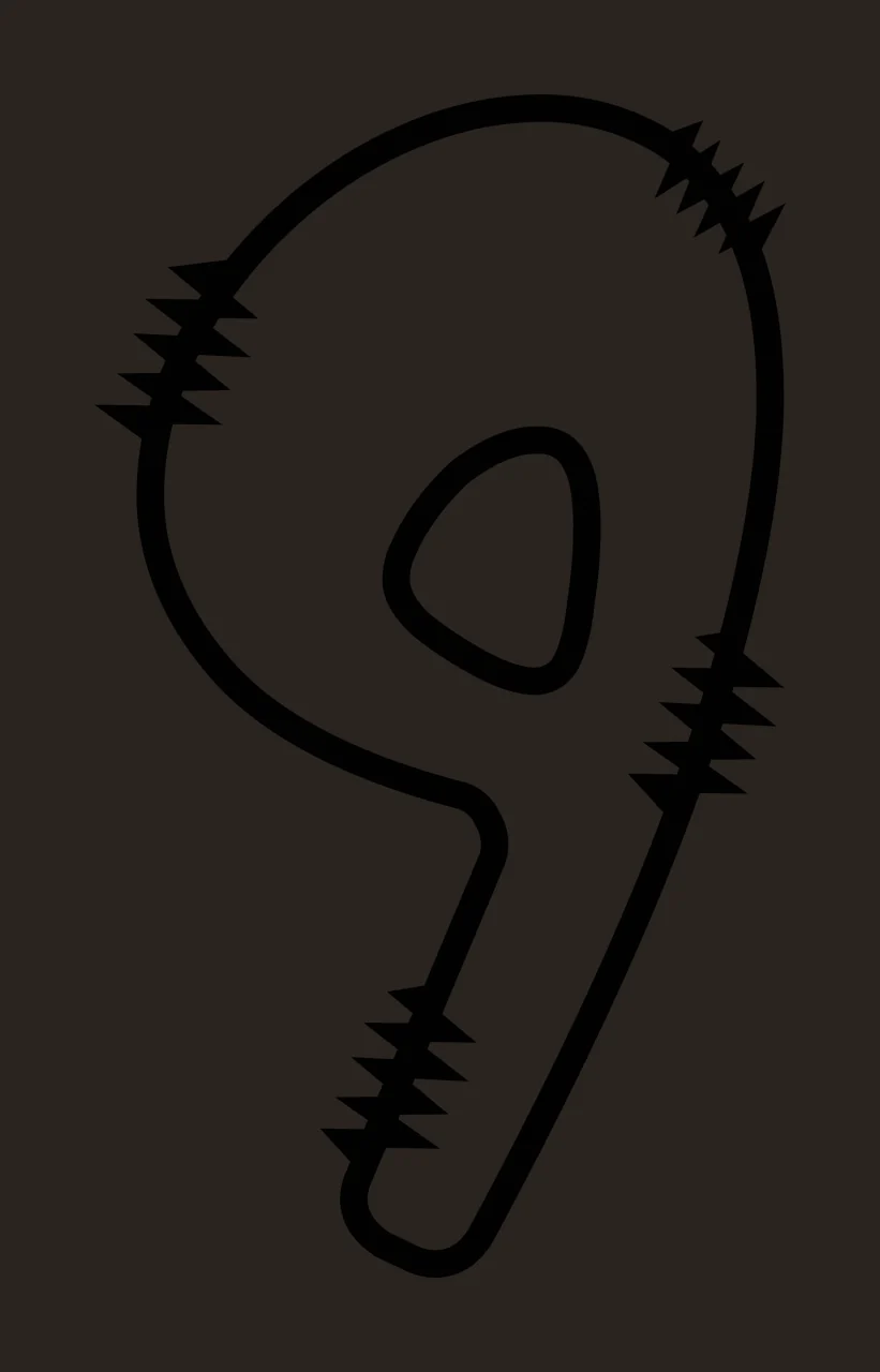 Letters Doodle Character 25 hand drawn sketch whimsical scalable contrast preview thumbnail