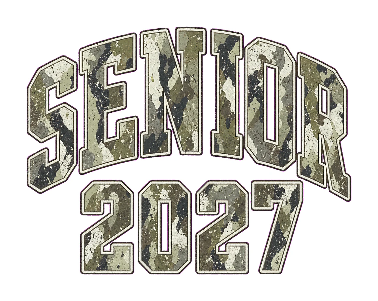 Senior 2027 Camo Graduation bundle 02
