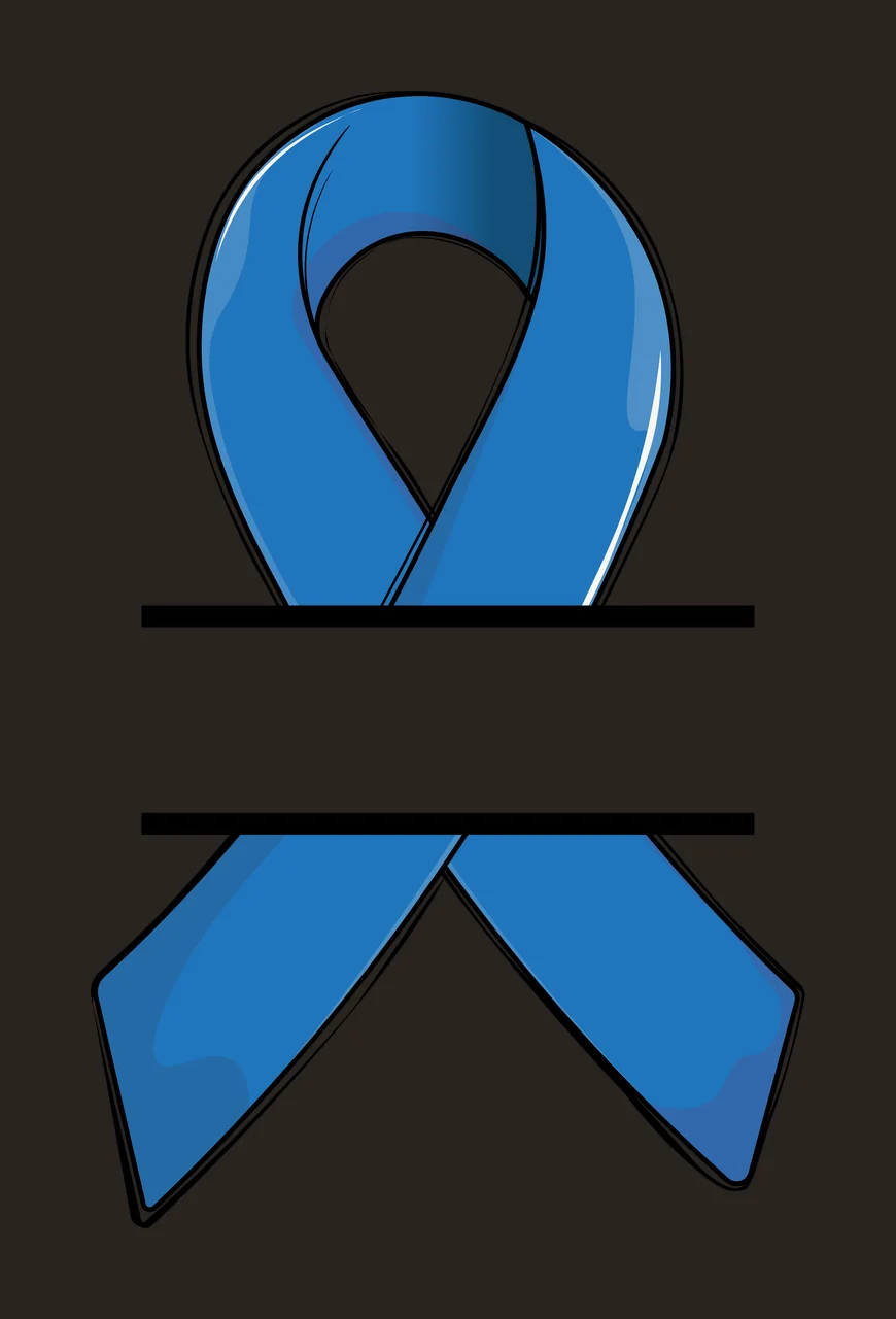 Ribbon Black Awareness Split Emblem horizontal line illustration contrast preview thumbnail