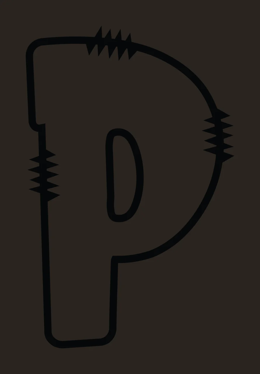 Letters Doodle Character 06 hand drawn sketch whimsical scalable contrast preview thumbnail