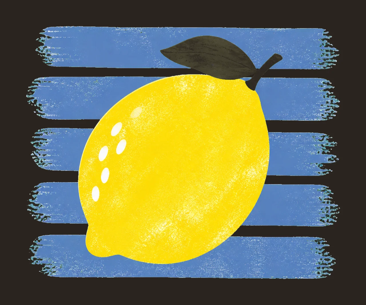 Lemon Stripes Trendy Summer Design sublimation Variation B contrast preview thumbnail