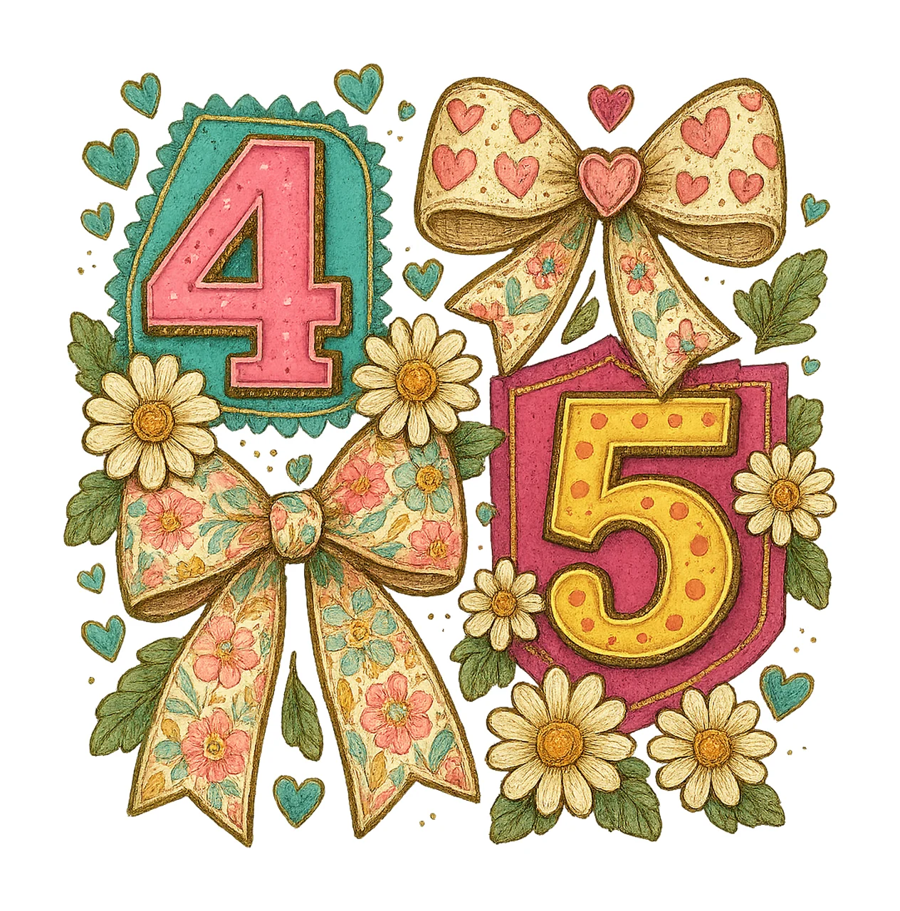 Funny Six Seven Coquette Bow Viral Internet Joke Design
