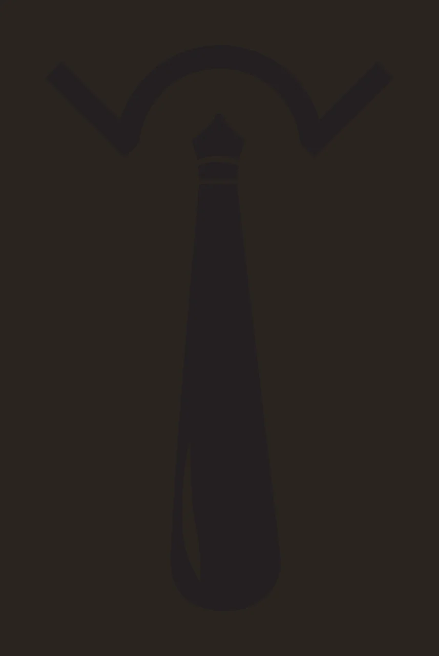Fountain Pen Nib Icon With An Arched Shape arch flat black silhouette contrast preview thumbnail