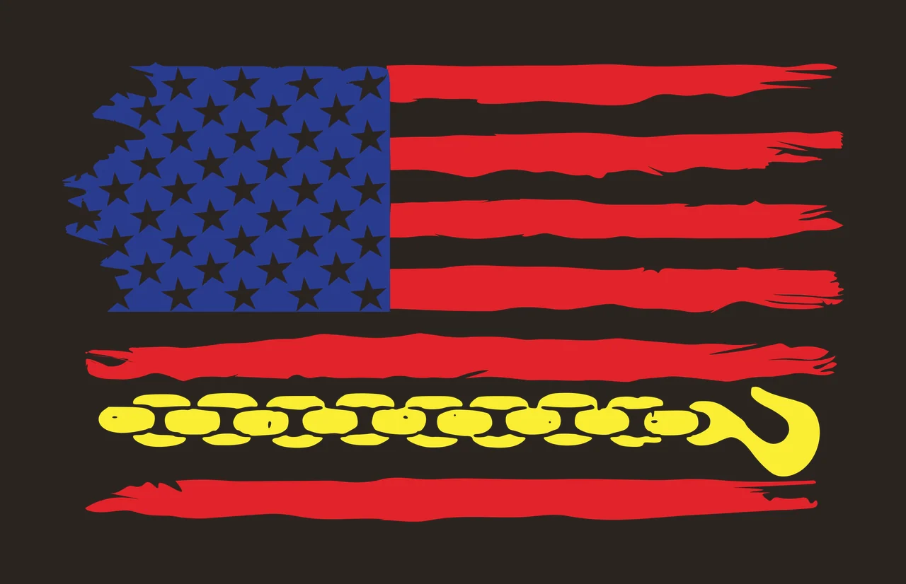 Tow Truck Flag pickup vehicle monster automobile banner patriotic contrast preview thumbnail