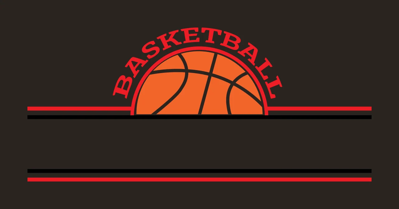 Basketball Text And Graphic Design lines minimalist black white contrast preview thumbnail