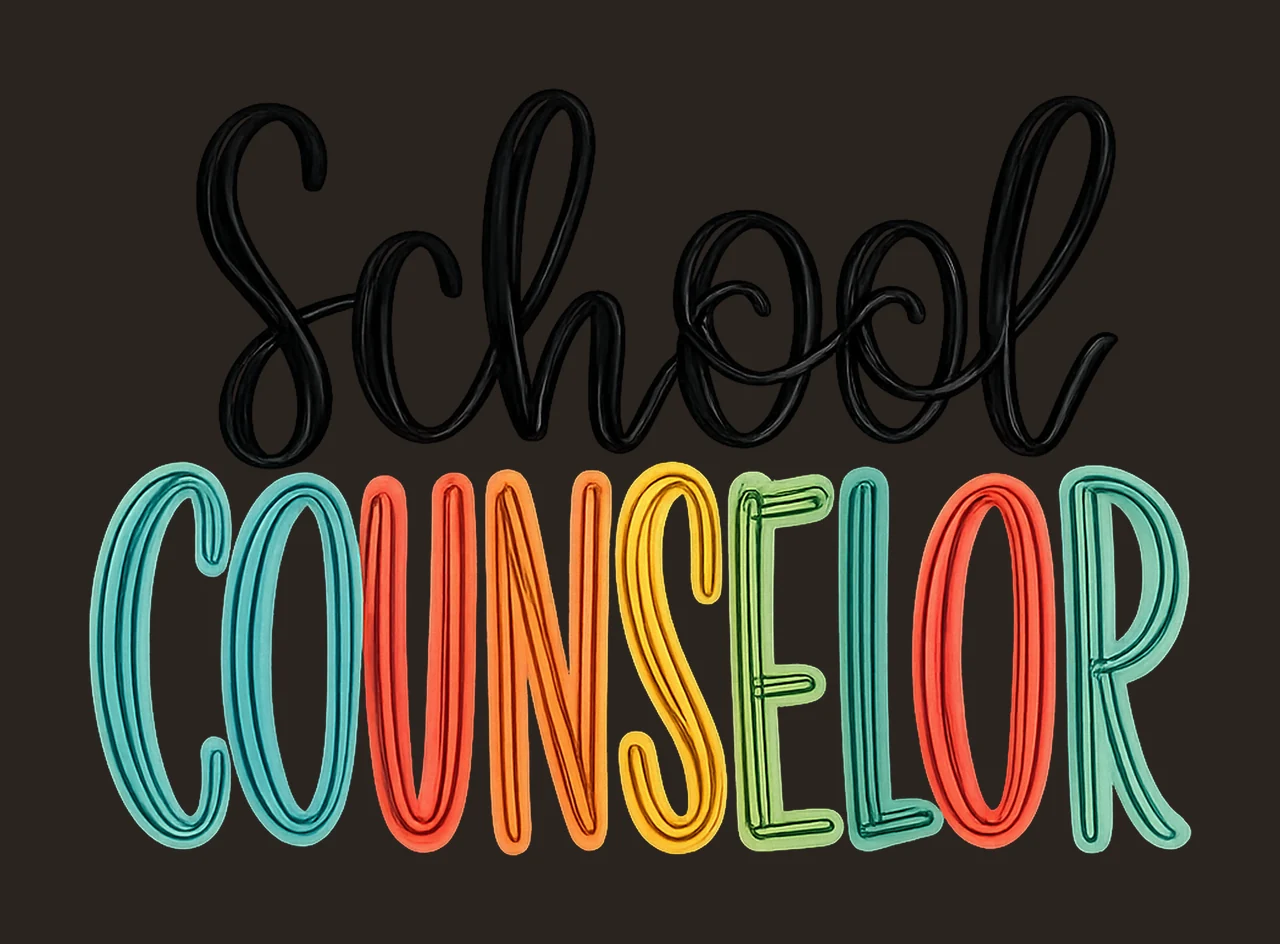 School Counselor Sublimation Printable Teacher Appreciation contrast preview thumbnail
