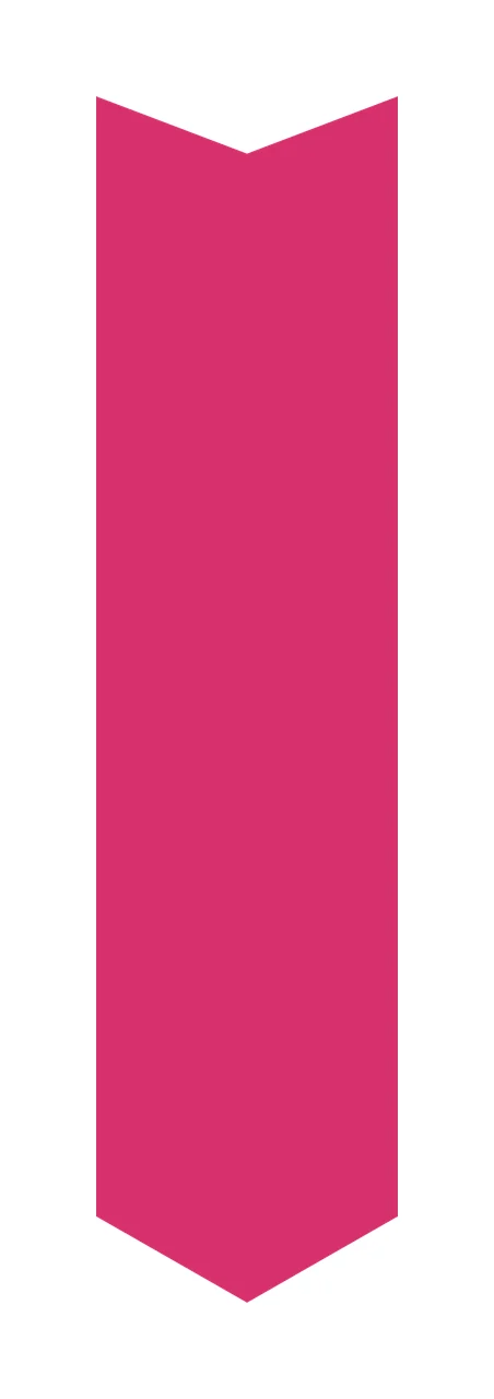 Vertical Black Banner With Chevron Top And Bottom hanging flat