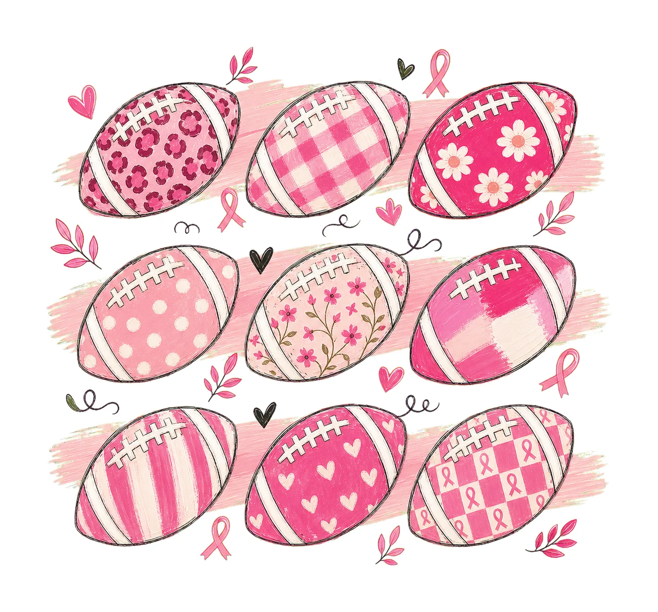 In October We Wear Pink Breast Cancer Breast Variation C