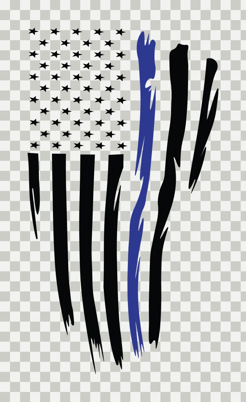 Flag Stars Of Flag Stars American Vertical Distressed Waving transparency and detail preview thumbnail
