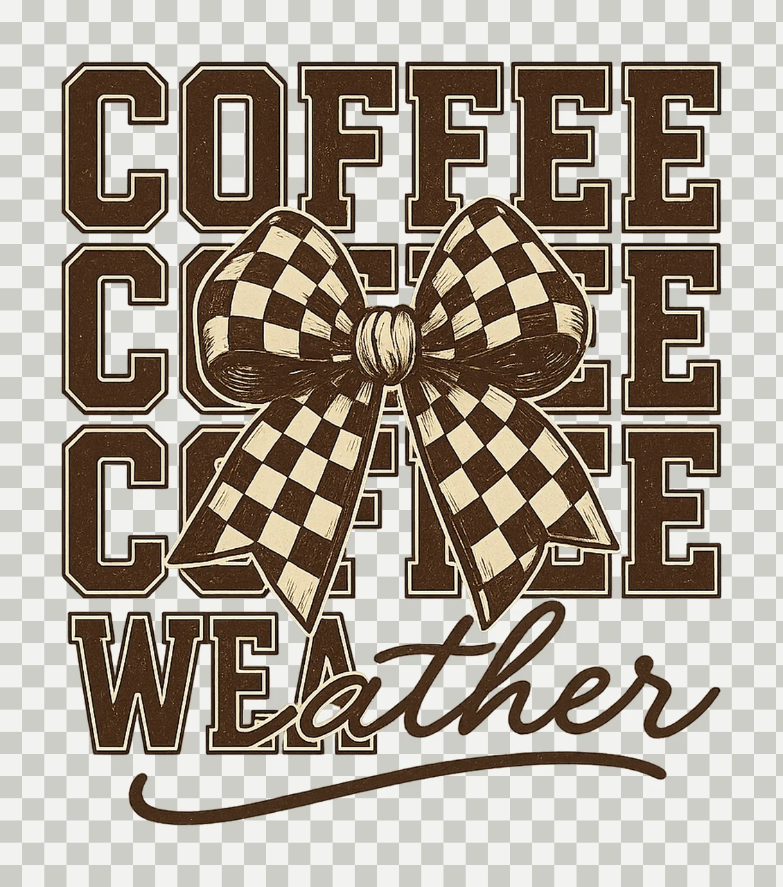 Coffee Weather Coffee Season Design Coffee Lover Artwork transparency and detail preview thumbnail