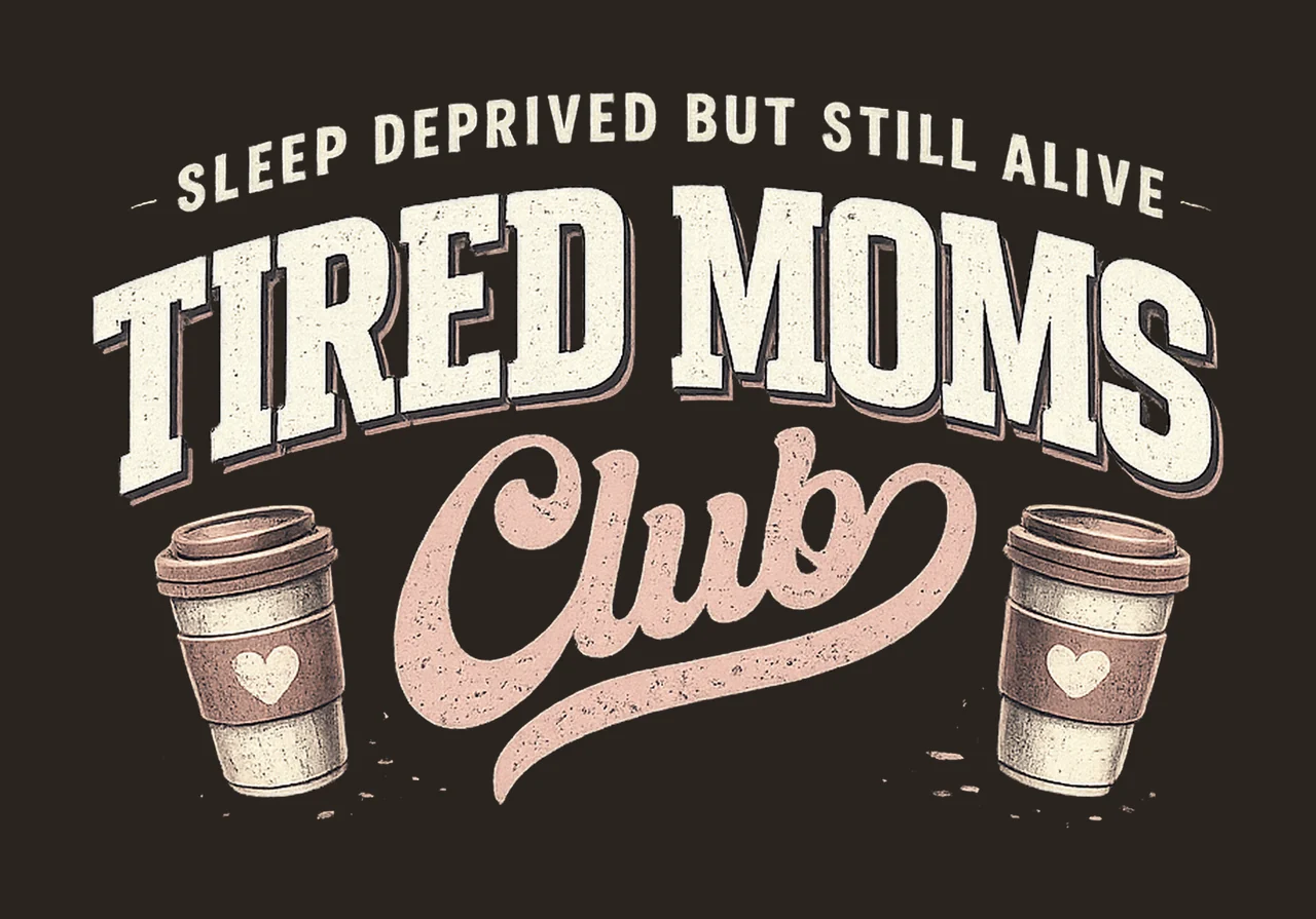 Mom Life Shirt Tired Moms Club Sweatshirt Design Funny Mom contrast preview thumbnail
